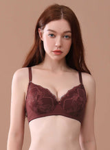 Amelia Lace Wired Lightly Padded Bra