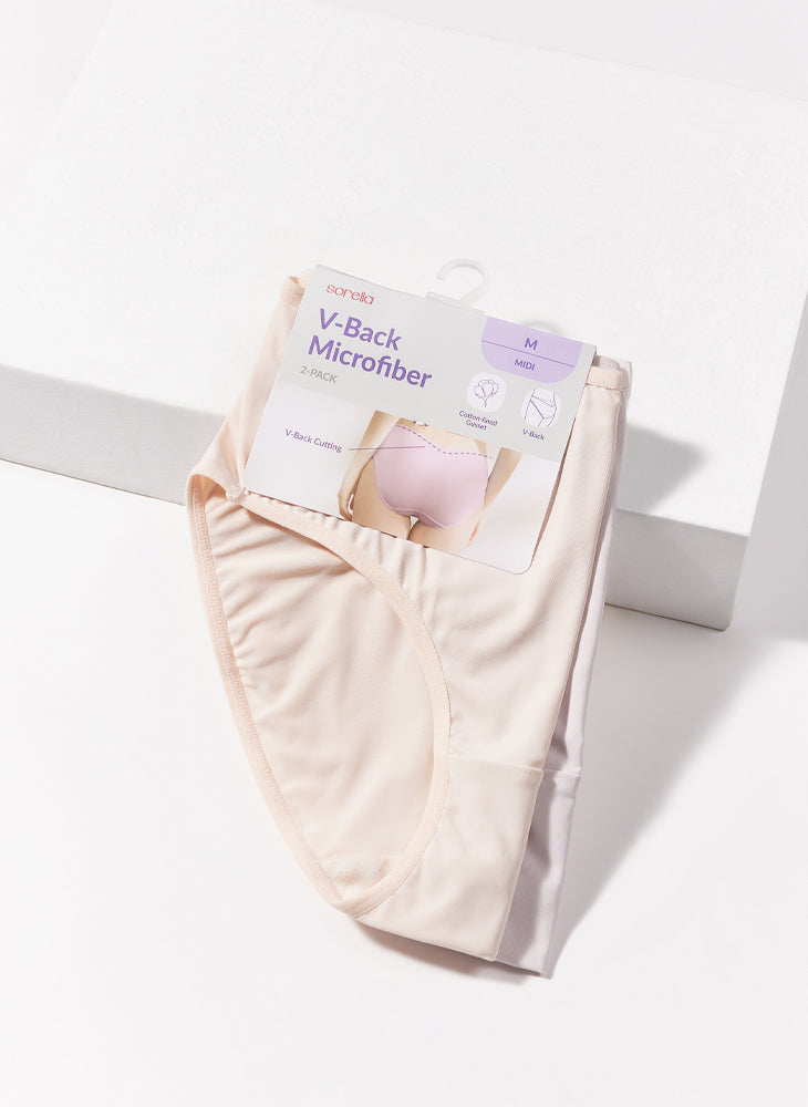 Soft Deluxe Midi  2-in-1 Pack Panties